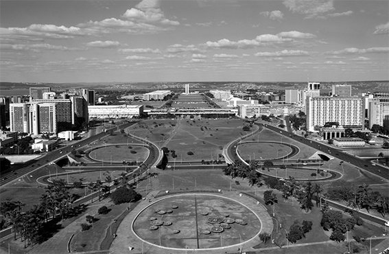 Brasilia. Oscar Niemeyer y Lucio Costa. Fuente: Wikipedia